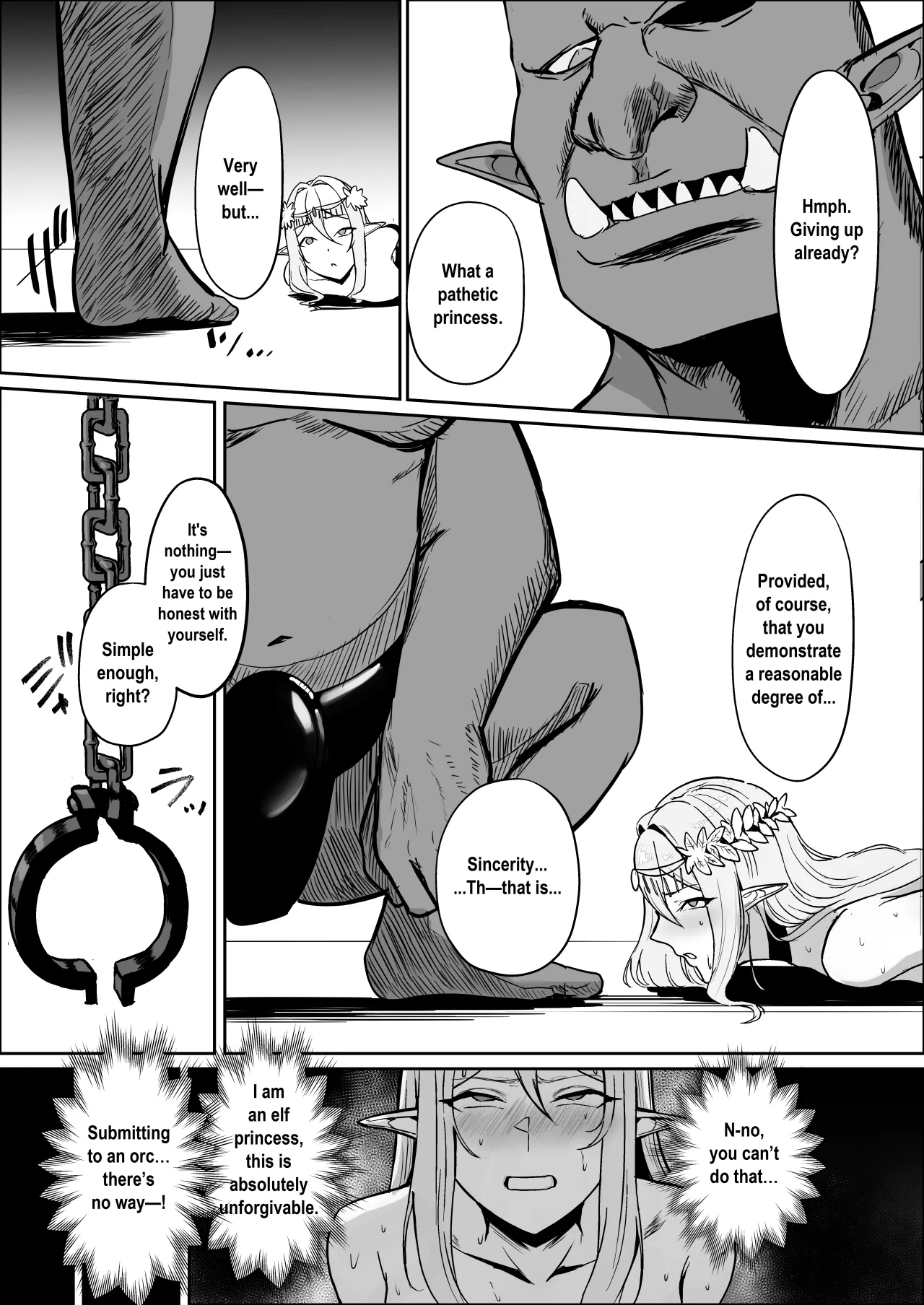 Torawareta Elf Touzen Seidorei no Kei 20