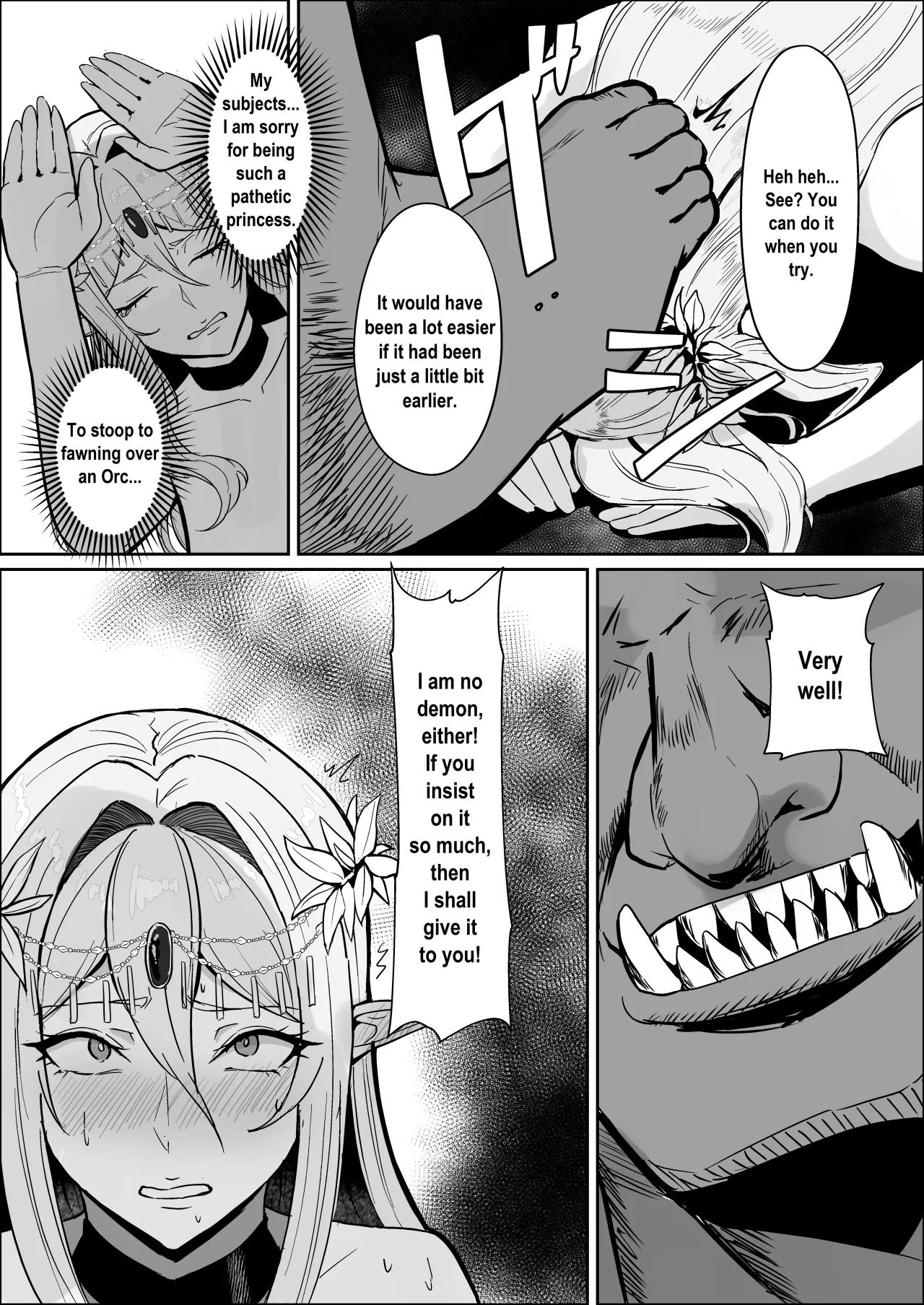 Torawareta Elf Touzen Seidorei no Kei 22