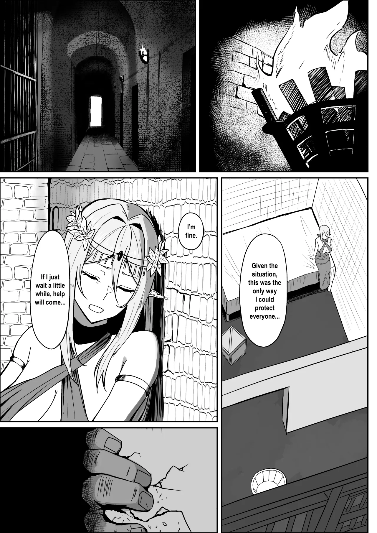 Torawareta Elf Touzen Seidorei no Kei 6