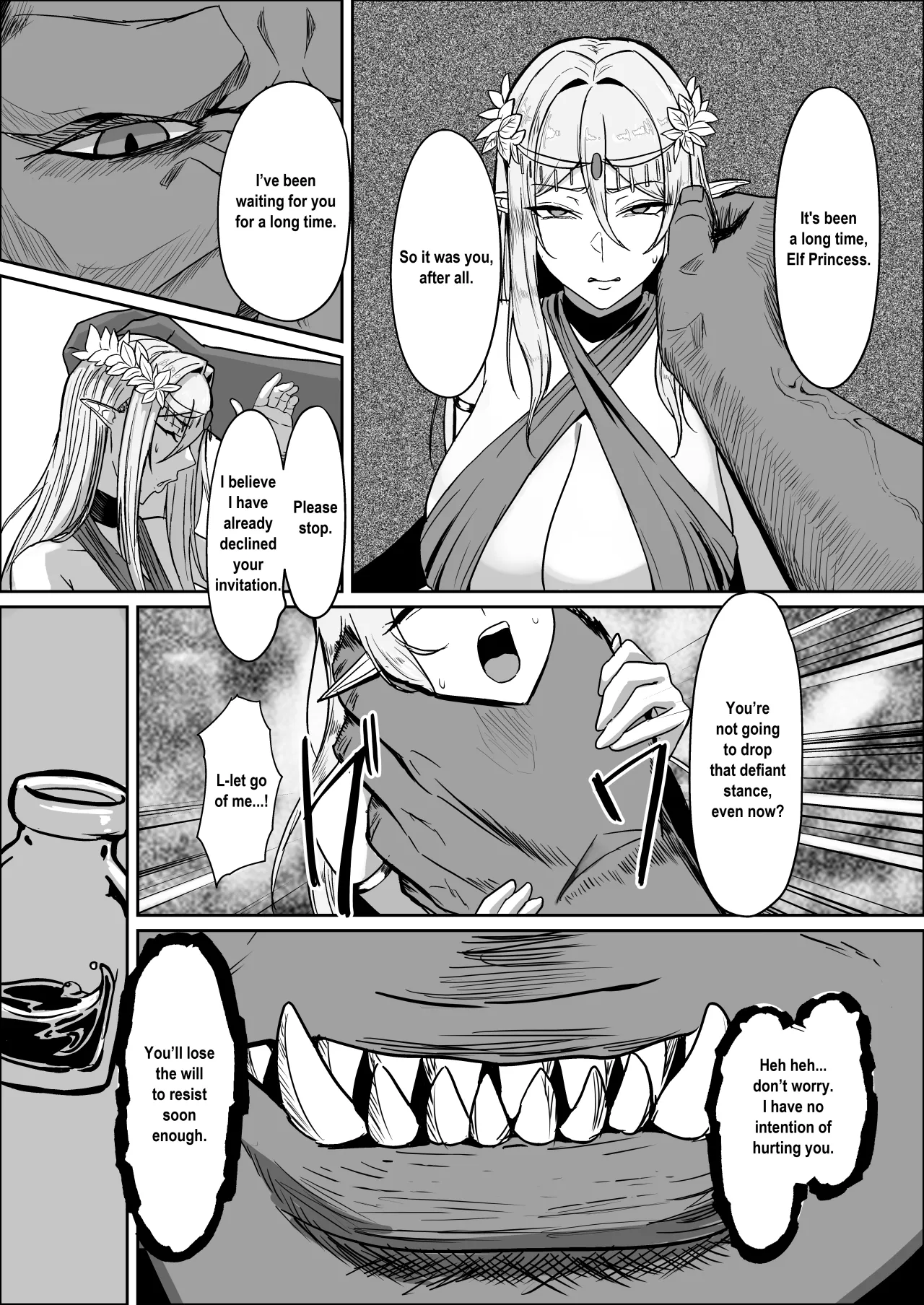 Torawareta Elf Touzen Seidorei no Kei 8