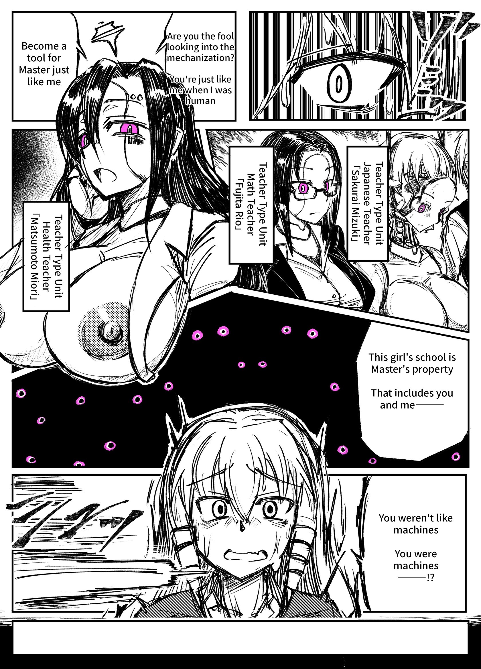 [Tousyoku] Girls School Mechanization Manga 1-7 3