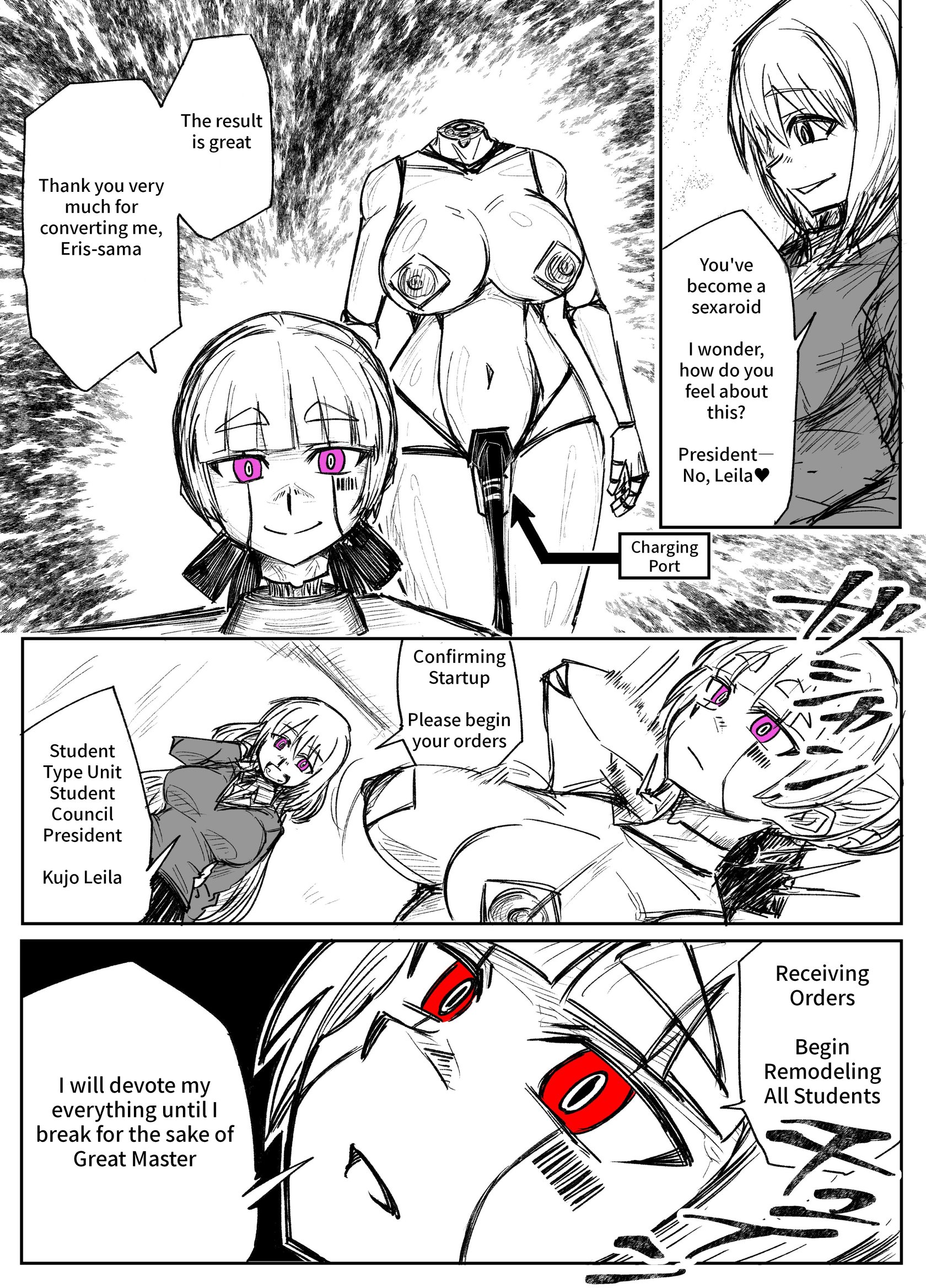 [Tousyoku] Girls School Mechanization Manga 1-7 23
