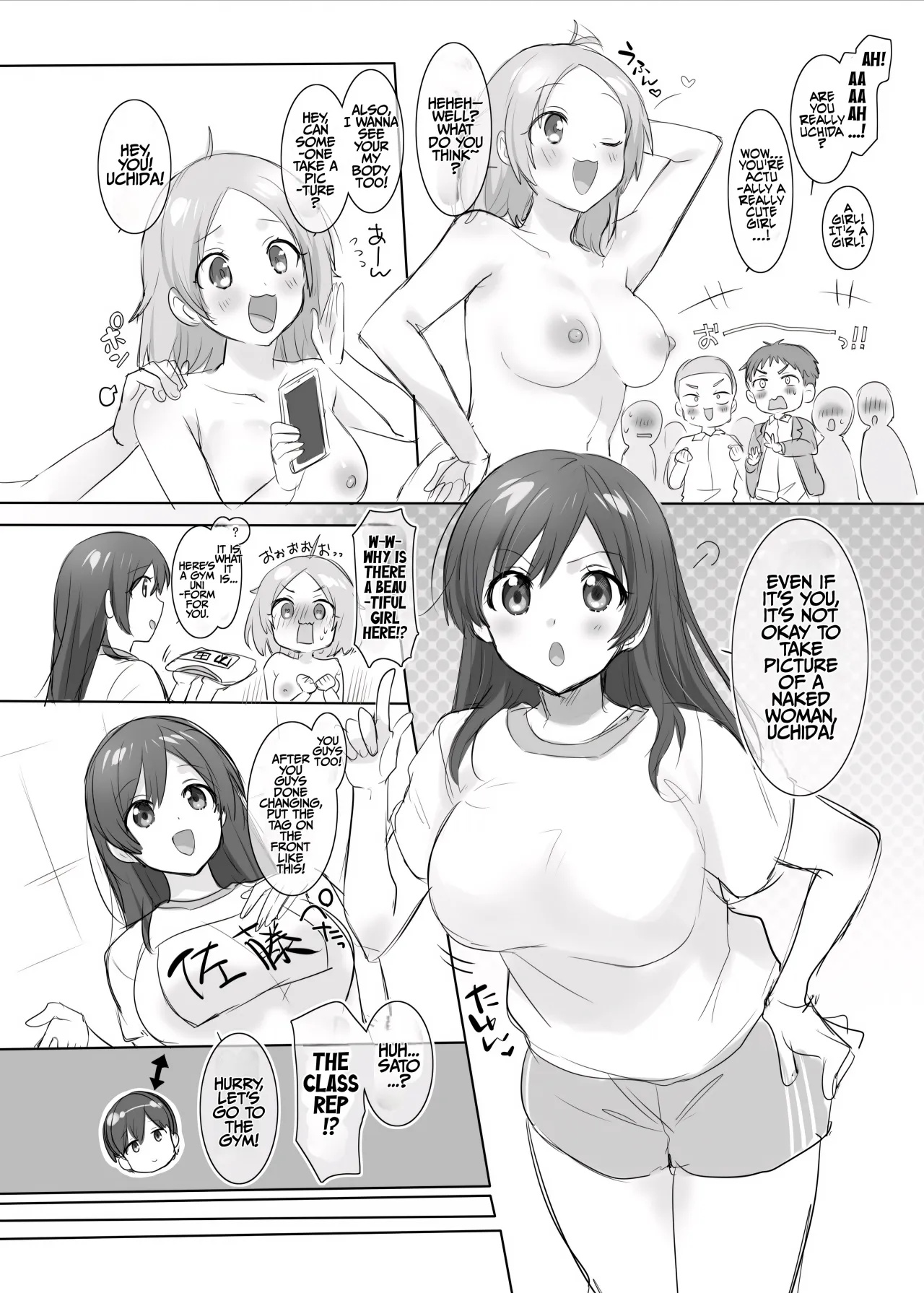 TS Hoken Taiiku Kurasu Zennin Nyotaika Jugyou / Satou-kunhen Matome 4