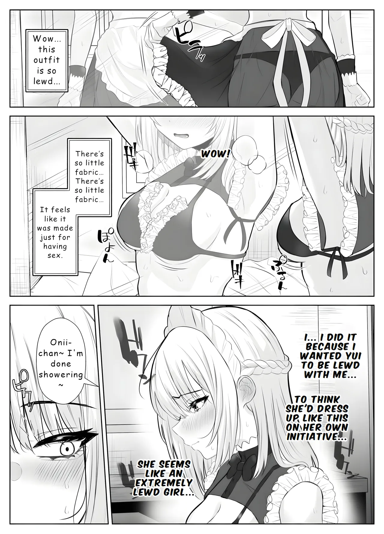 TS Onii-chan ~Futanari Imouto to no Ecchi Kinshi o Chikatta noni Gaman Dekizu ni Osoi ni Kuru Hanashi~ 35