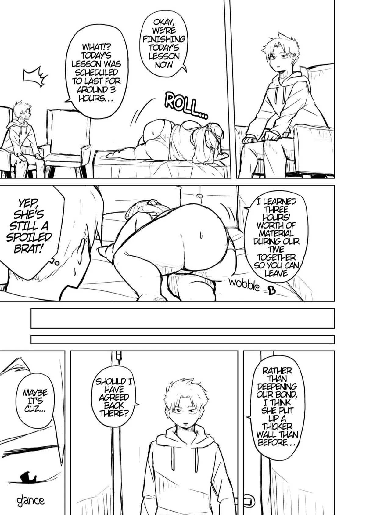 Tutor and chubby student 19