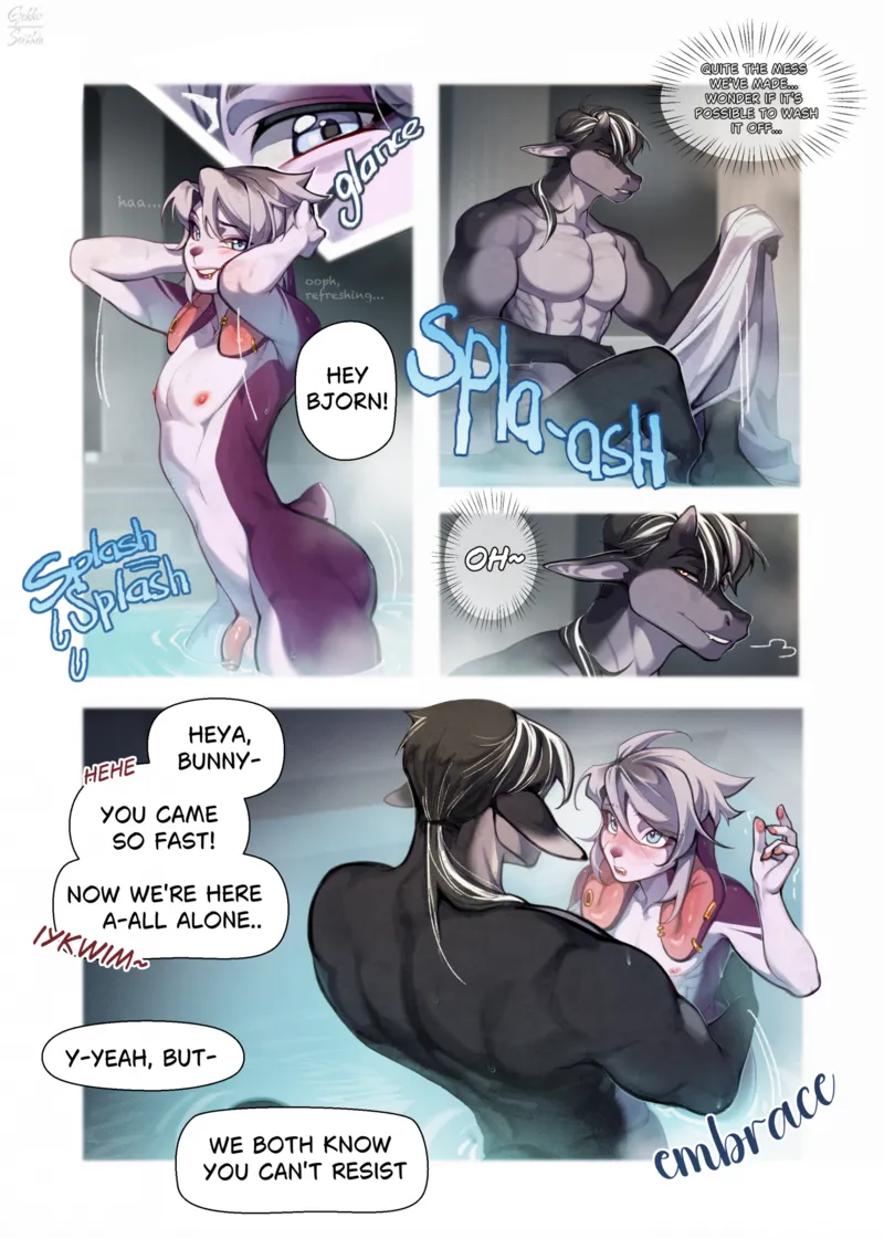 Typical Morning In The Boys' Bathhouse 1