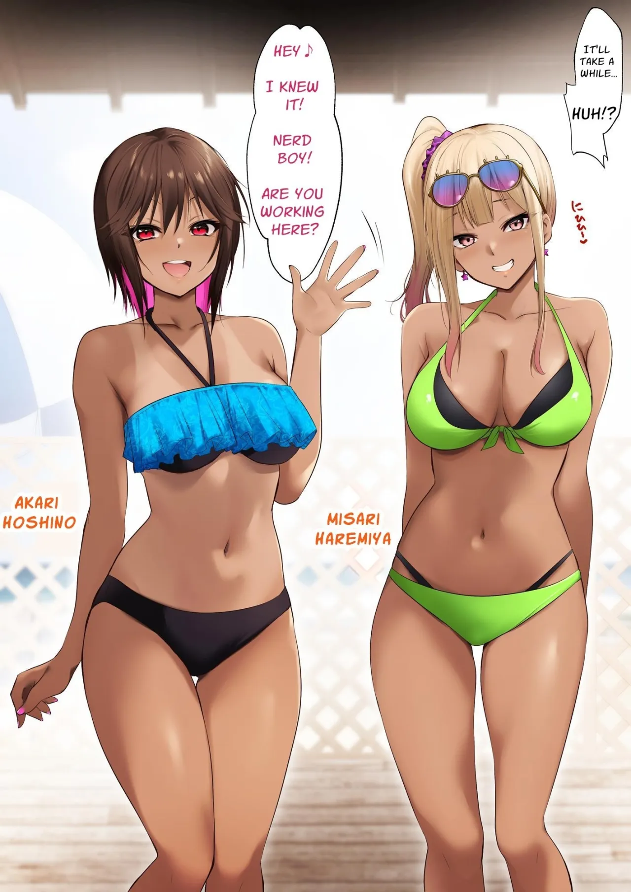 Umi no Ie de Baito shitetara Kuro Gyaru Doukyuusei ni Gyaku Nan sarete Asedaku Doutei Sotsugyou shita Natsu no Hi 3