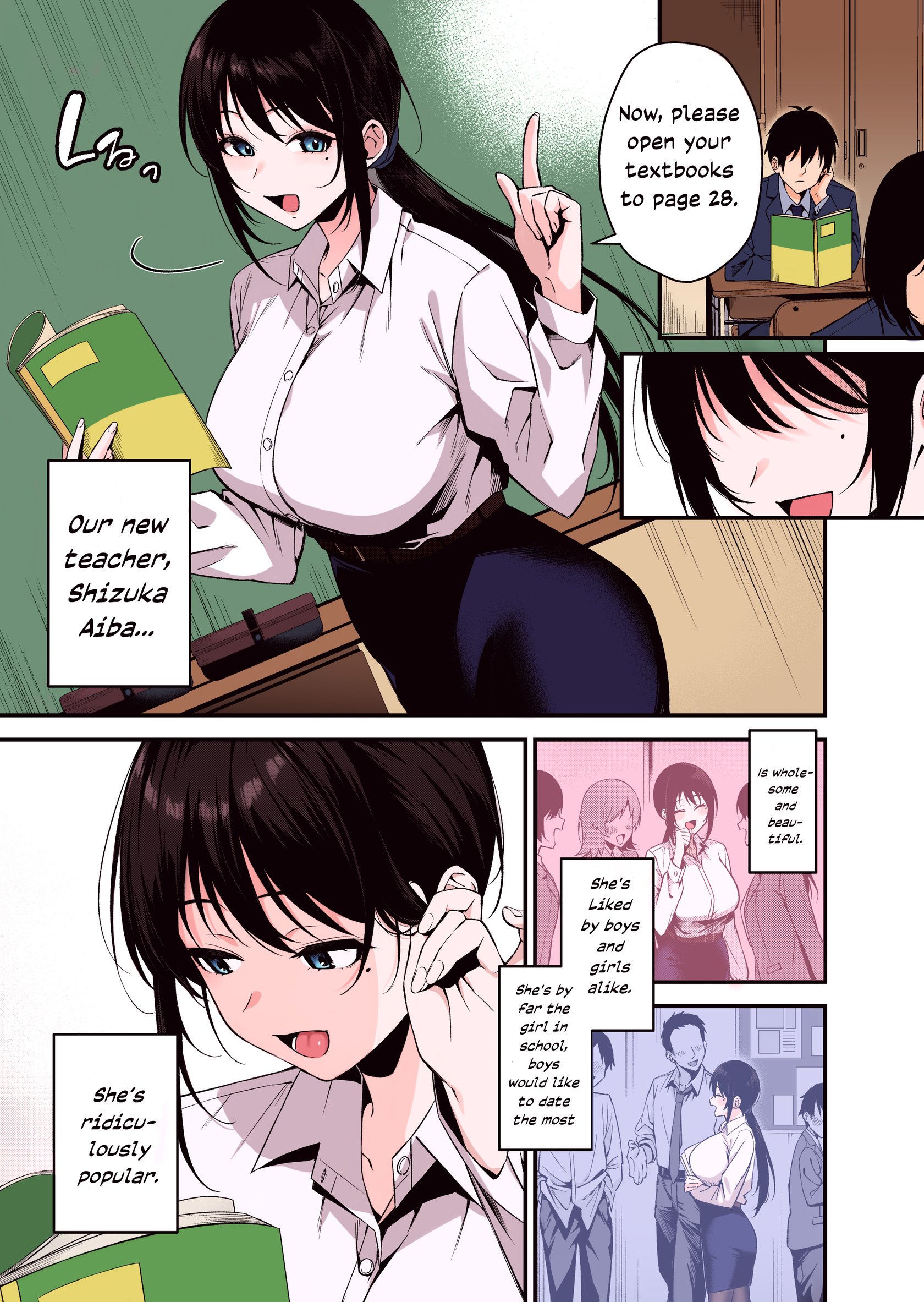 [Umour] My Teacher is the Girl Behind the Slutty Lewd Streamer (Color) 2