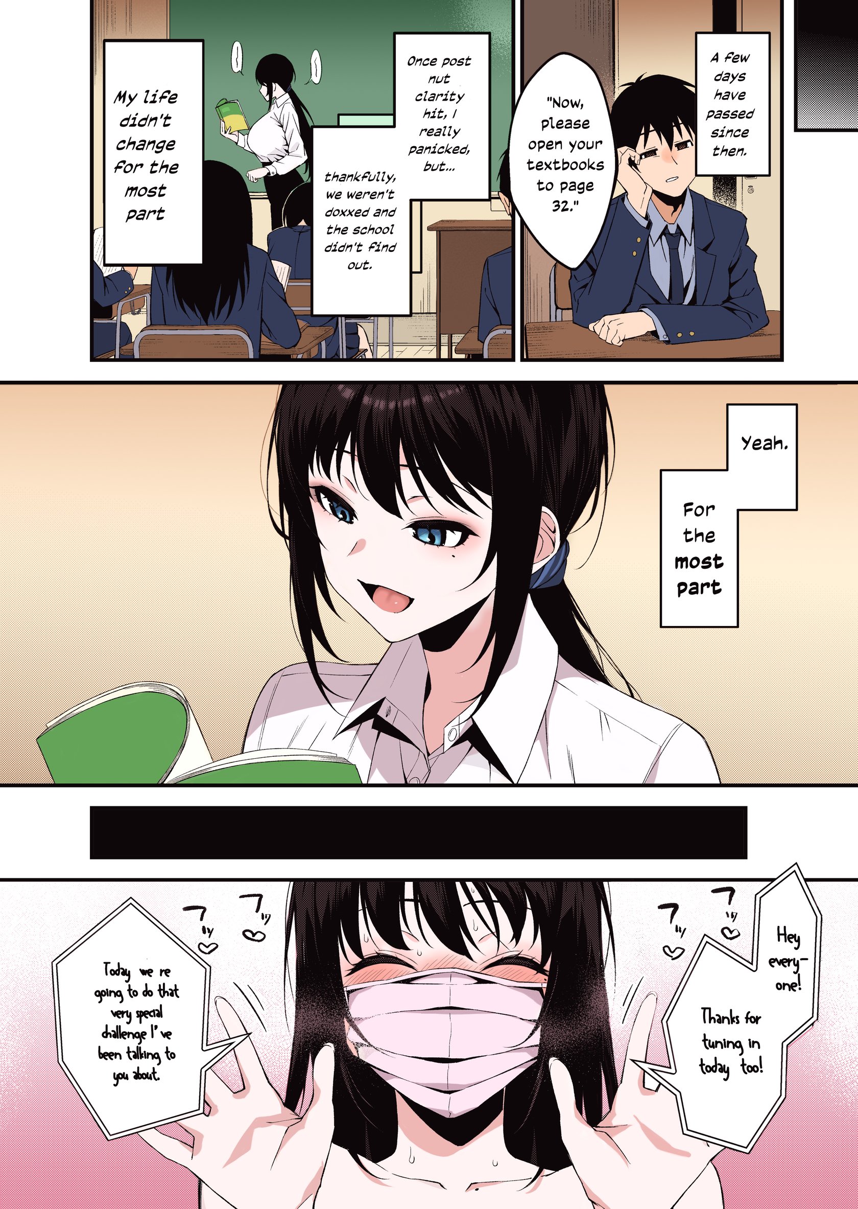 [Umour] My Teacher is the Girl Behind the Slutty Lewd Streamer (Color) 29