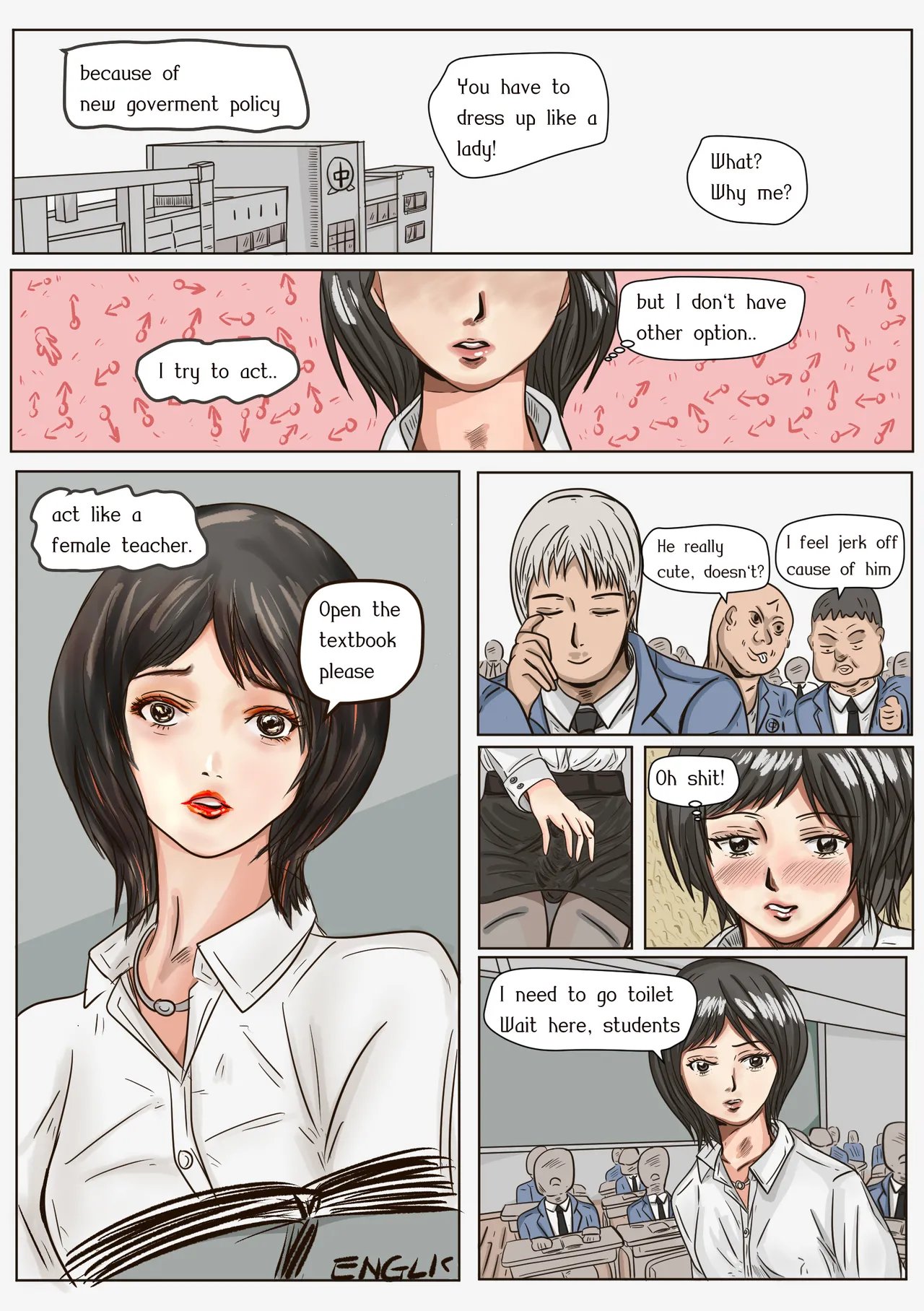 [Valdam] Trap teacher in toilet, extend(Complete!) 2