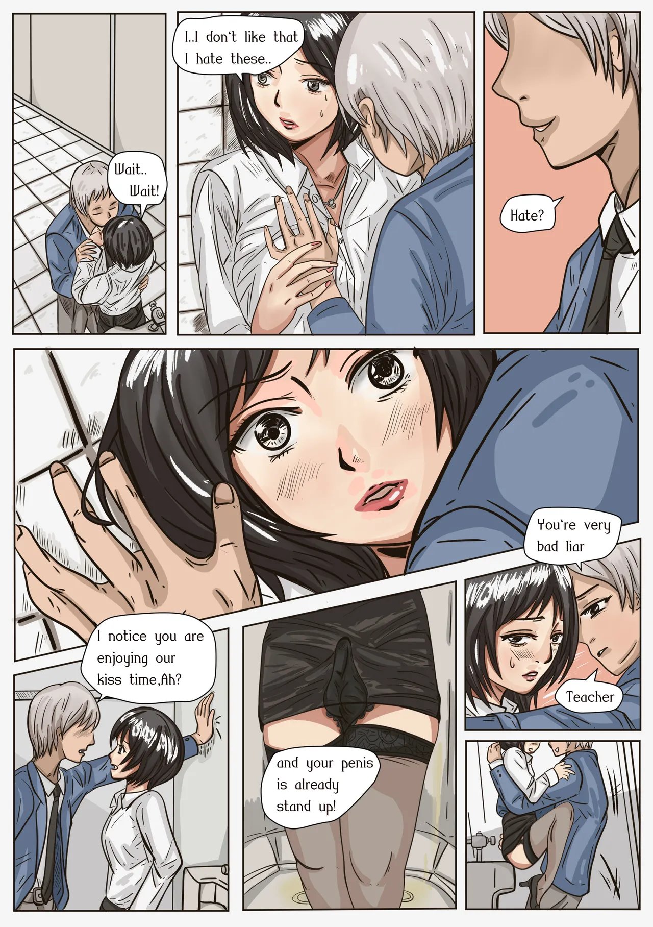 [Valdam] Trap teacher in toilet, extend(Complete!) 6