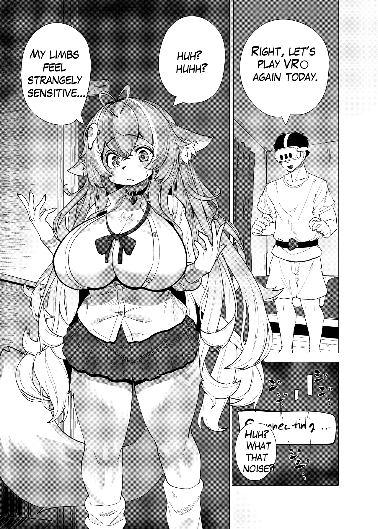 VRChat de Mesukemo ni Tensei?! Zecchou Motomete! Douka Omanko Ikasetekudasai! 2