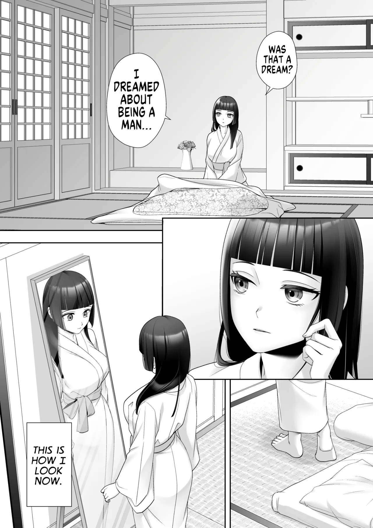 Wafuu Seiso na Ano Musume ga Irekawatta Ore no Karada de Otoko no Seiyoku ni Dohamari Suru Nante... 2