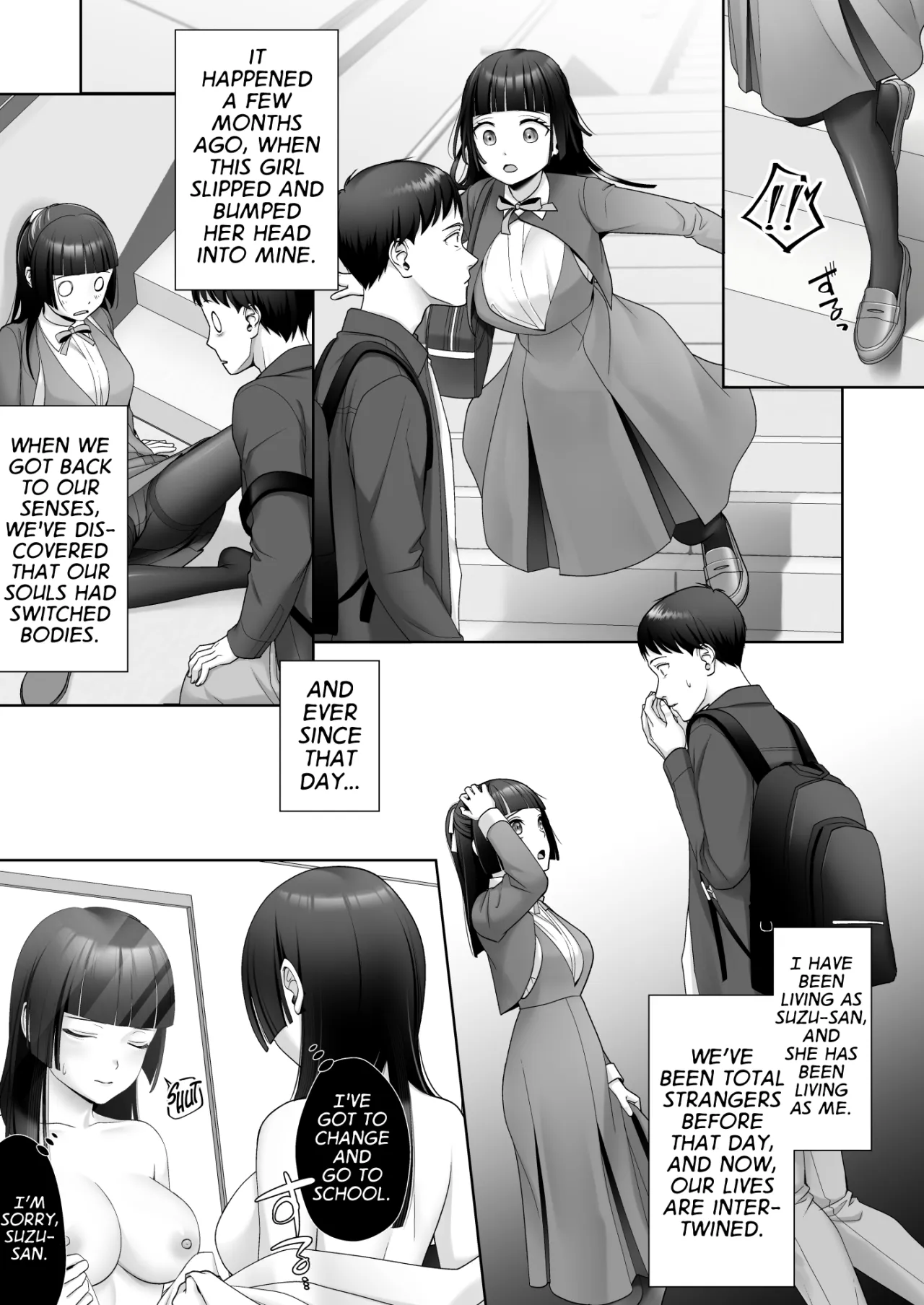 Wafuu Seiso na Ano Musume ga Irekawatta Ore no Karada de Otoko no Seiyoku ni Dohamari Suru Nante... 3
