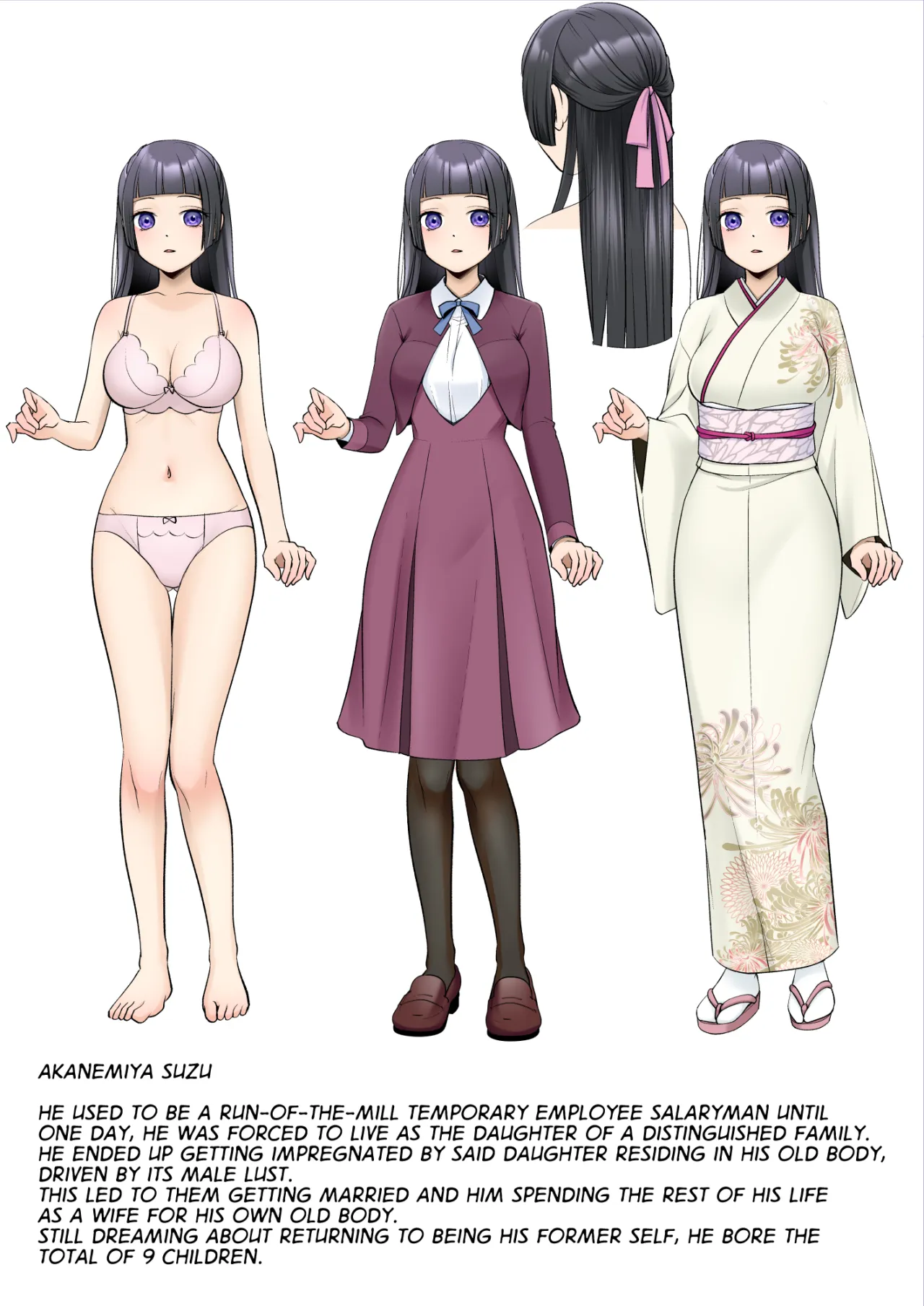 Wafuu Seiso na Ano Musume ga Irekawatta Ore no Karada de Otoko no Seiyoku ni Dohamari Suru Nante... 38