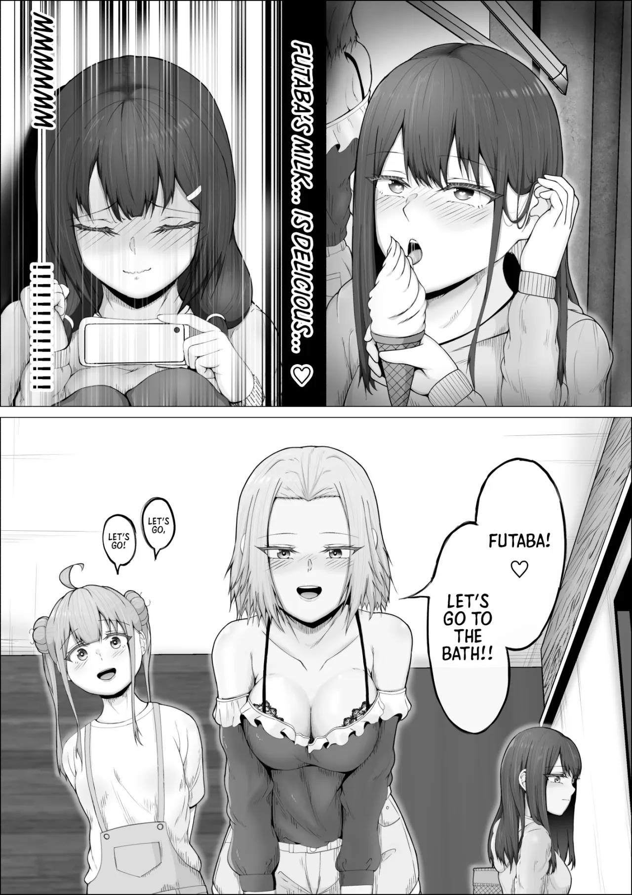 Watashi ga Futanari de Aru Koto o Shitta Kurasu no Gyaru-tachi ga Guigui kuru Kudan. #2 Erina & Momo Yokujou w Fella-hen 3