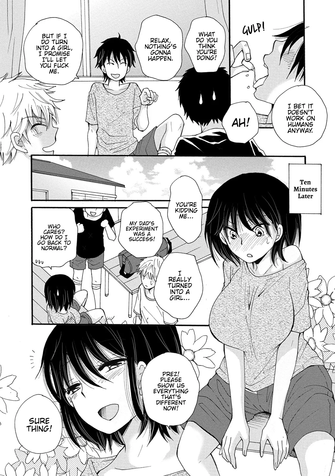 WEB Ban Mesuiki!! Nyotaika Yuugi Vol. 04 36