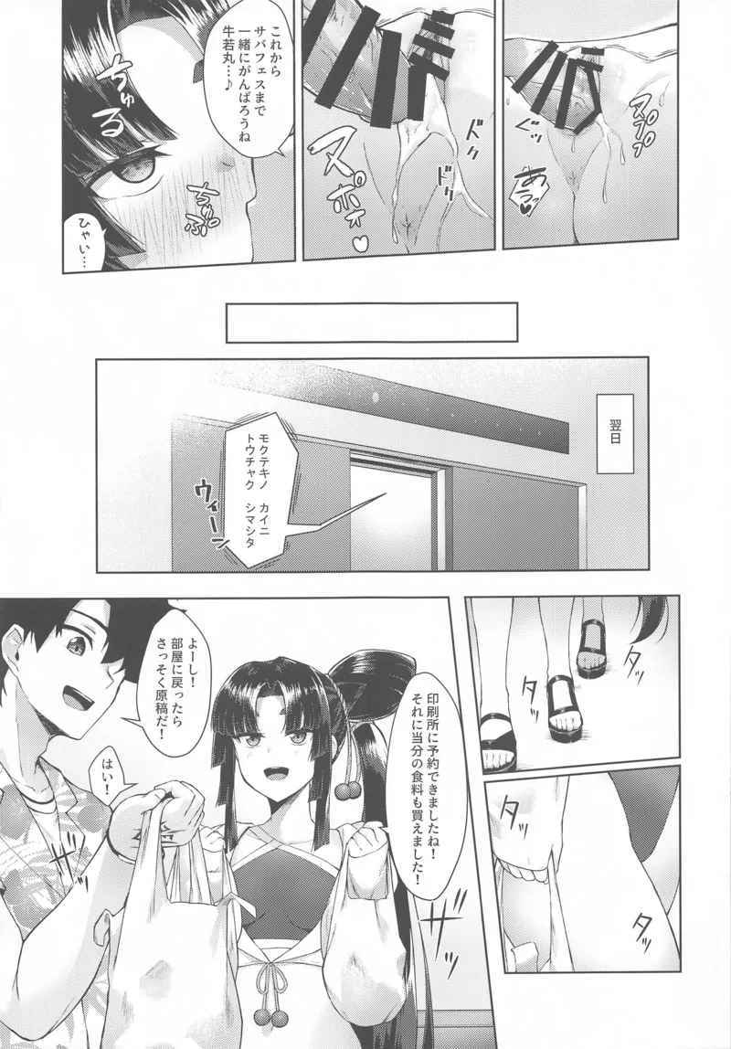 Working On A Draft With Ushiwakamaru 14