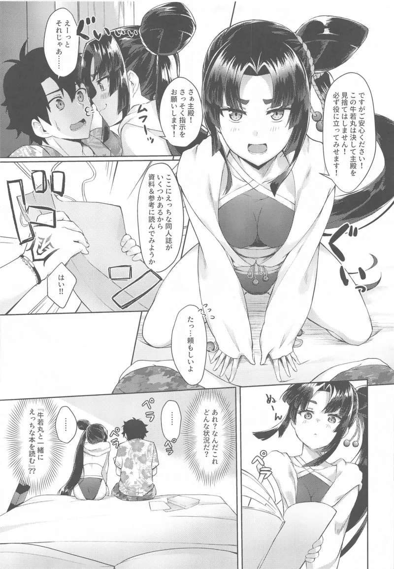 Working On A Draft With Ushiwakamaru 4