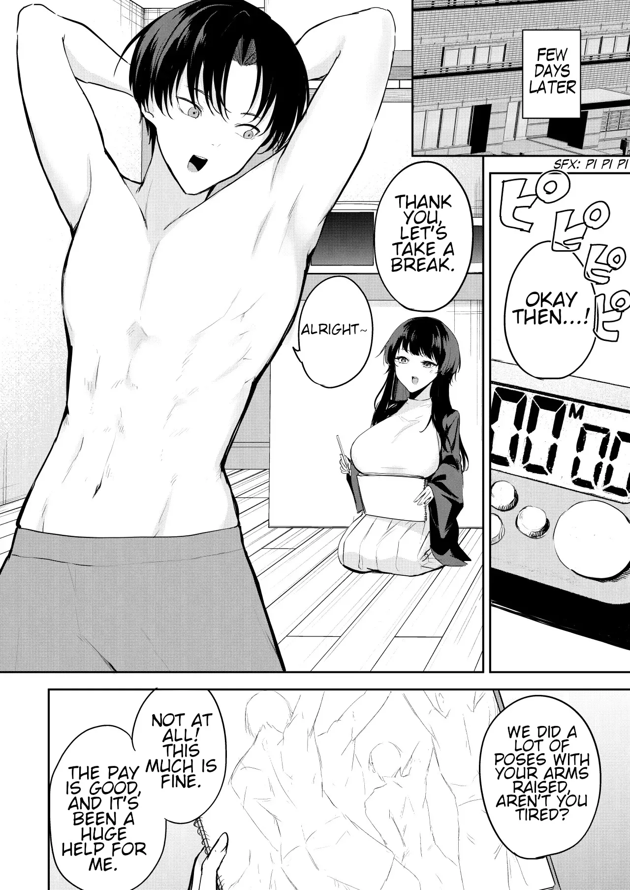 Would You Like to Be a model for an Erotic Manga? 9