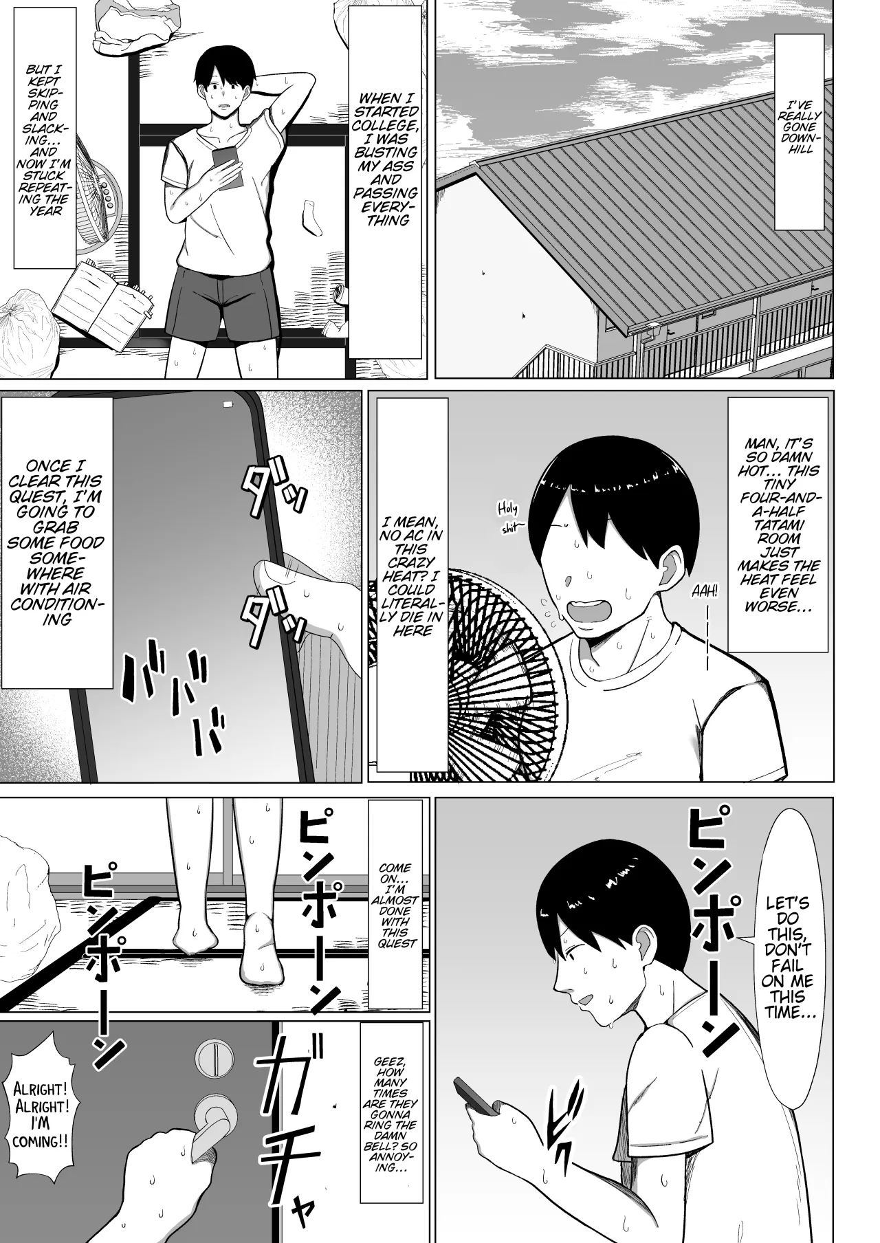 Yojouhan no Ore no Heya de Kaa-chan to Sumu Koto ni Natta Hanashi 1 2