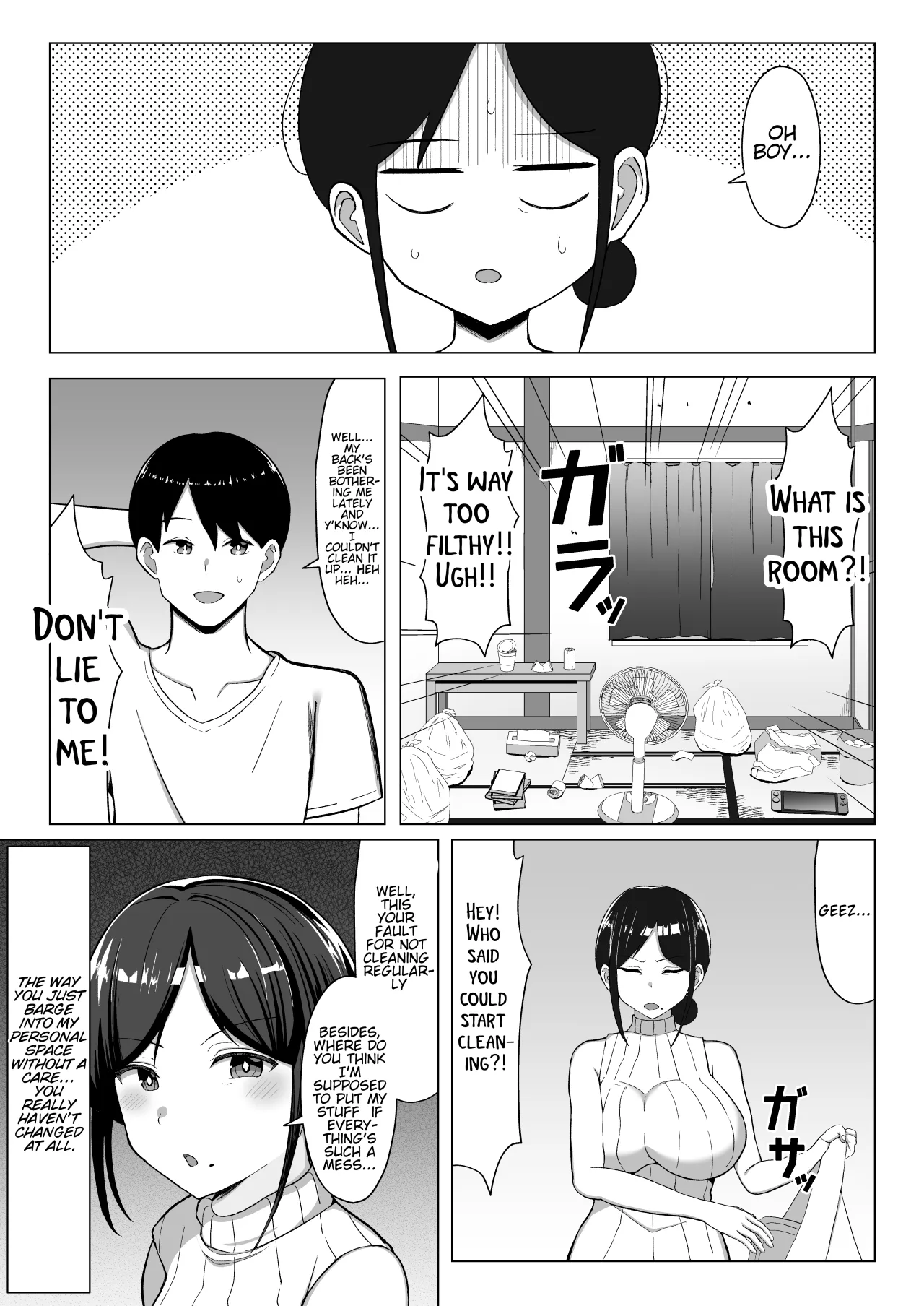 Yojouhan no Ore no Heya de Kaa-chan to Sumu Koto ni Natta Hanashi 1 4
