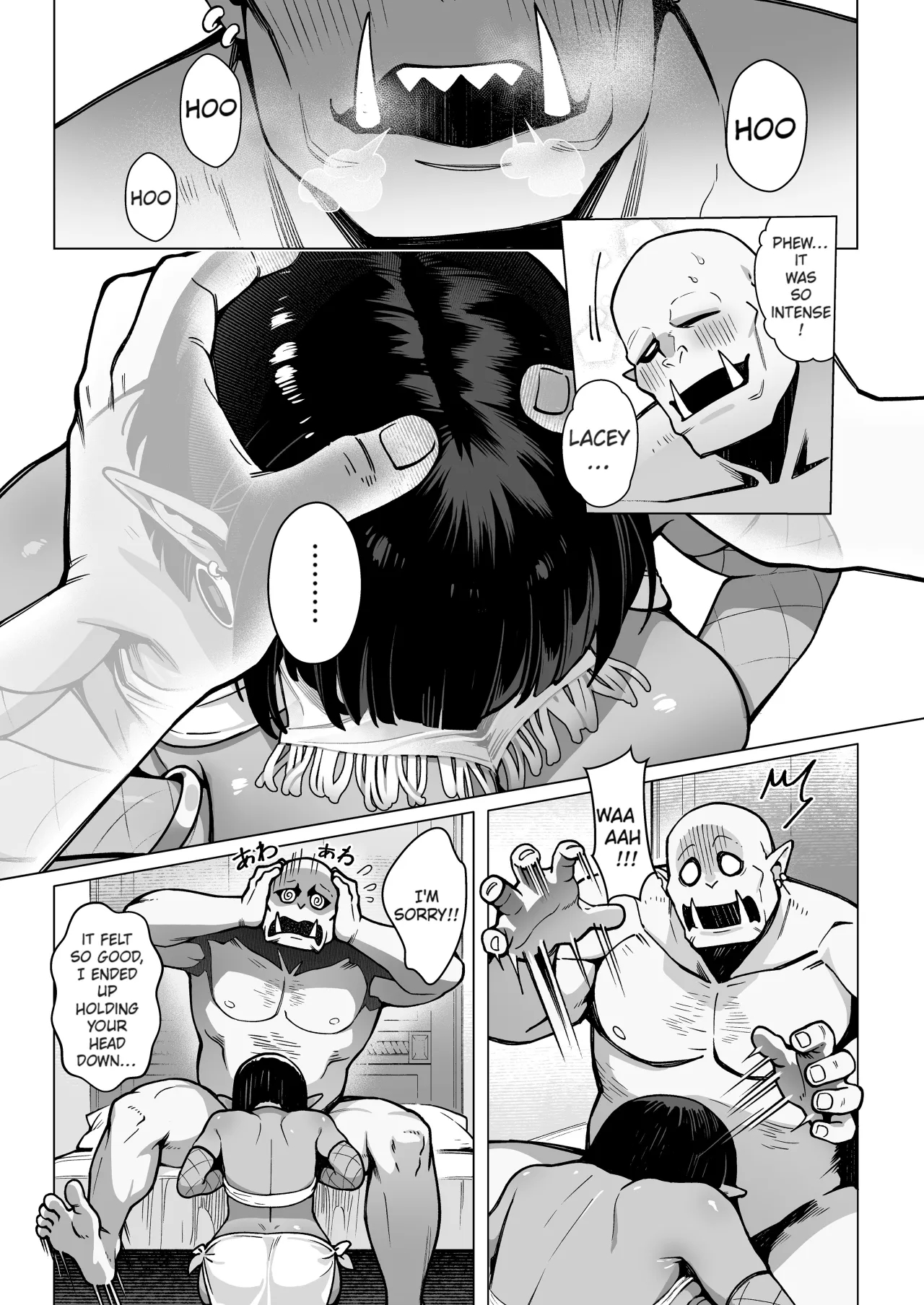 Yousei Shoukan 3-goushitsu Lacey ~Kasshoku Hada Elf o Shimei Shita Dotei Orc~ 1 - Decensored 13