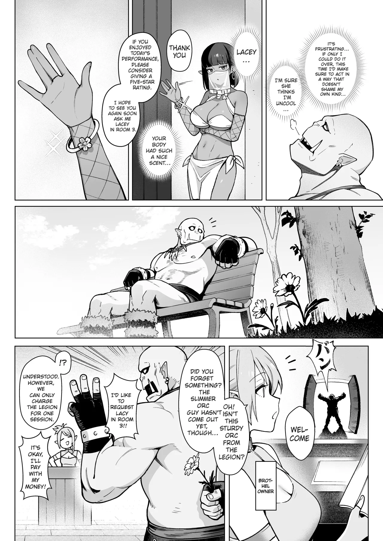 Yousei Shoukan 3-goushitsu Lacey ~Kasshoku Hada Elf o Shimei Shita Dotei Orc~ 1 - Decensored 25