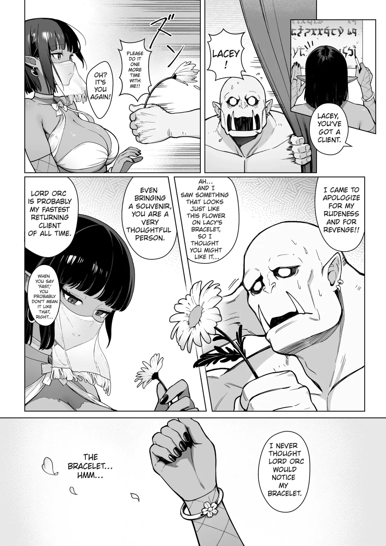 Yousei Shoukan 3-goushitsu Lacey ~Kasshoku Hada Elf o Shimei Shita Dotei Orc~ 1 - Decensored 26