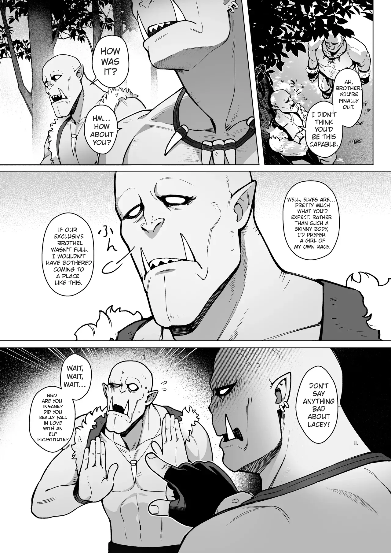 Yousei Shoukan 3-goushitsu Lacey ~Kasshoku Hada Elf o Shimei Shita Dotei Orc~ 1 45