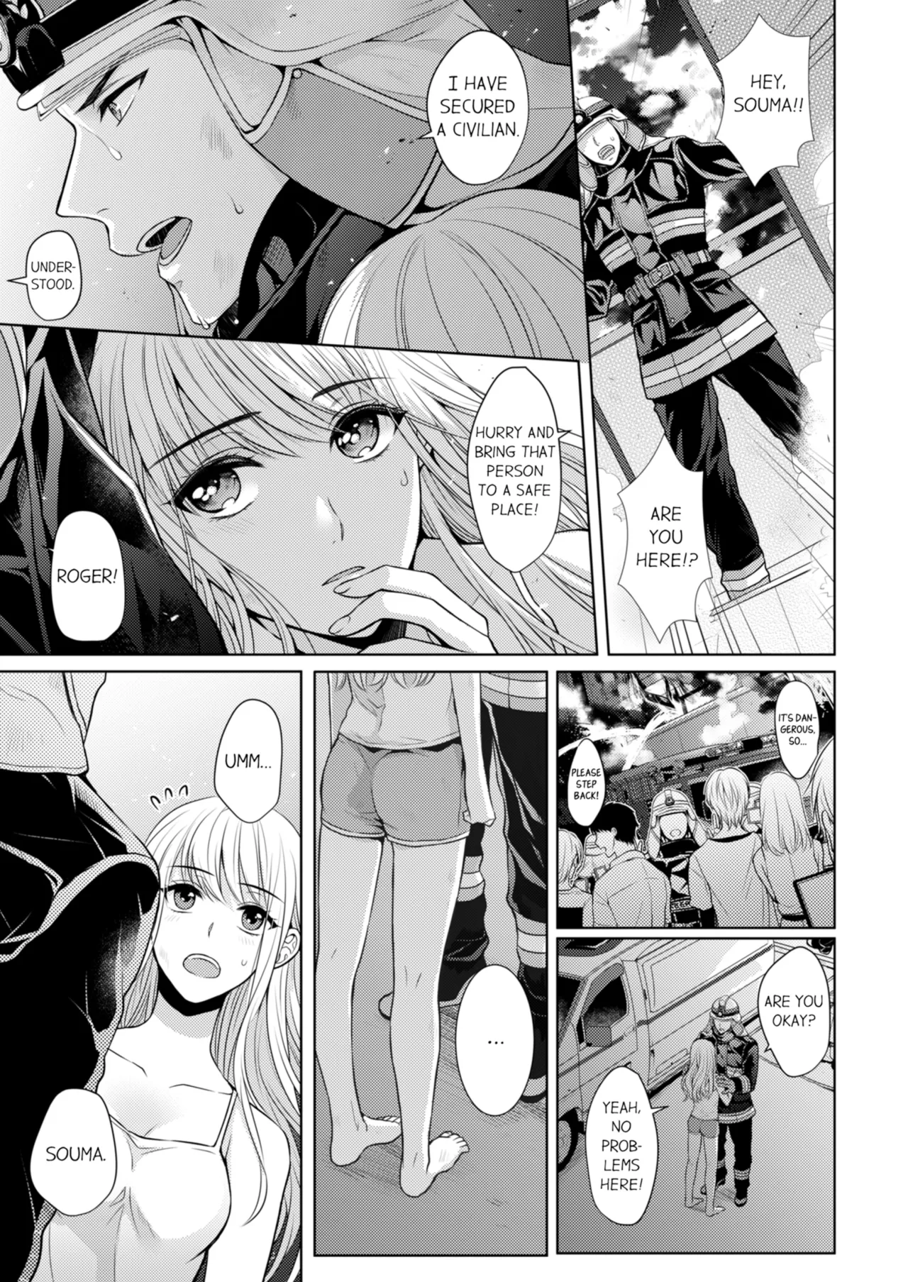 Yubisaki Kara Honki no Netsujou ～ Chara Otoko Shouboushi wa Massuguna me de Watashi o Daita～ - Decensored 11