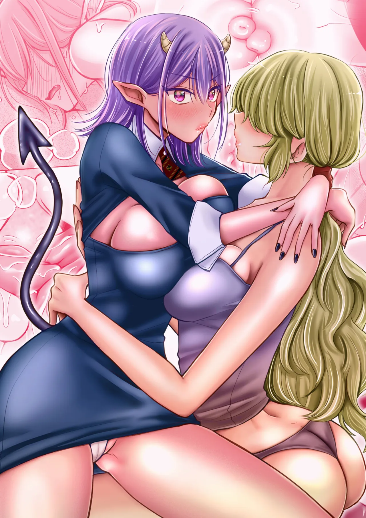 Yuri de Succubus! 2 ~Koi suru Inma, Ningen to no Koi o Jouju saseru!?~ 58