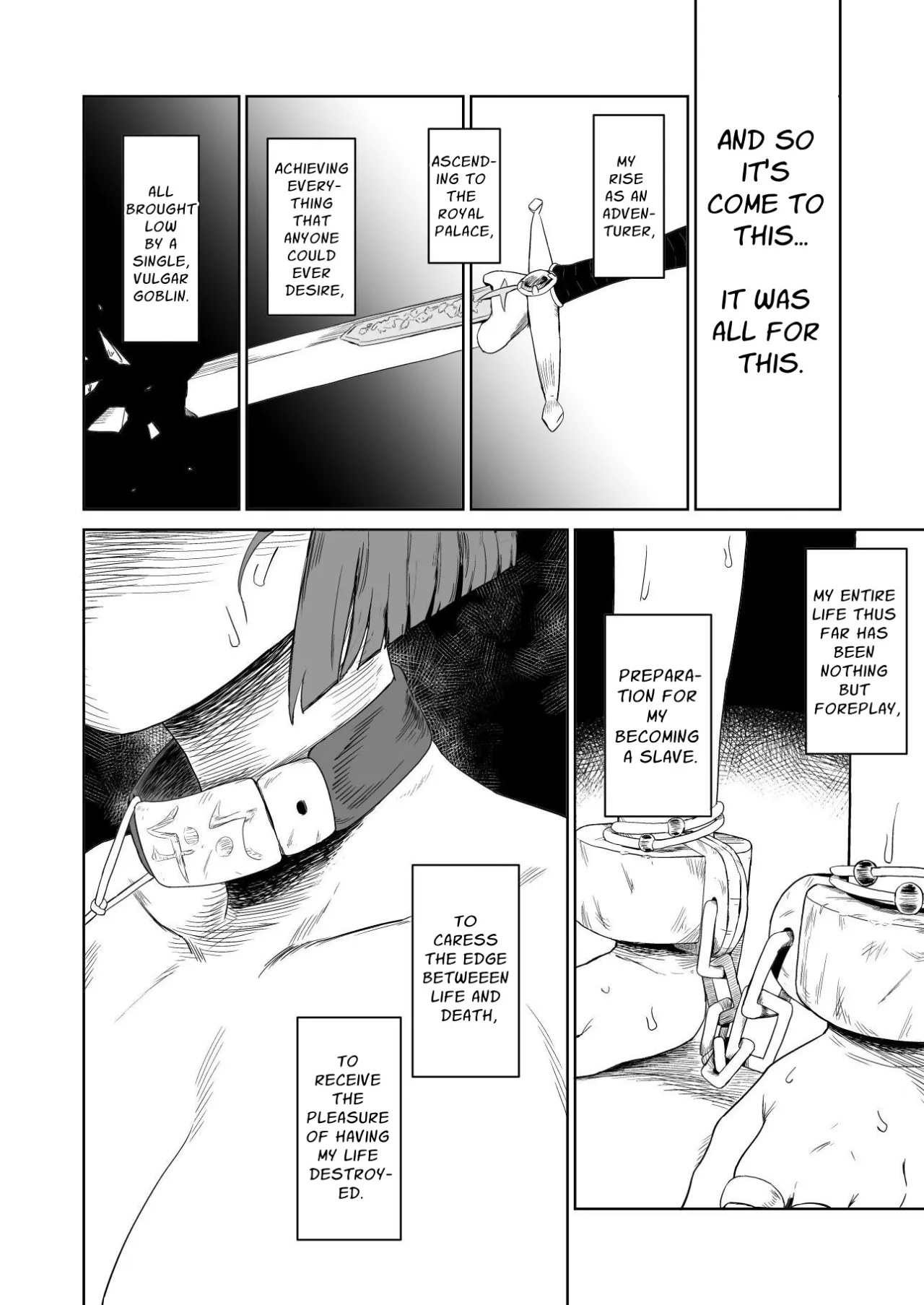 Zako-kan Nerai no Do-M Onna Kishi ga Hontou ni Goblin Dorei ni Sareru Hanashi 106