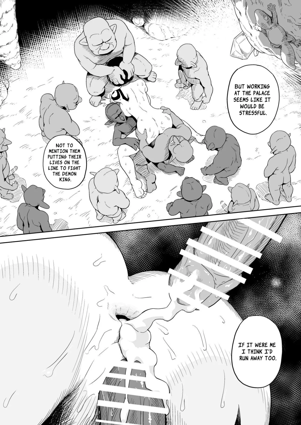 Zako-kan Nerai no Do-M Onna Kishi ga Hontou ni Goblin Dorei ni Sareru Hanashi 134