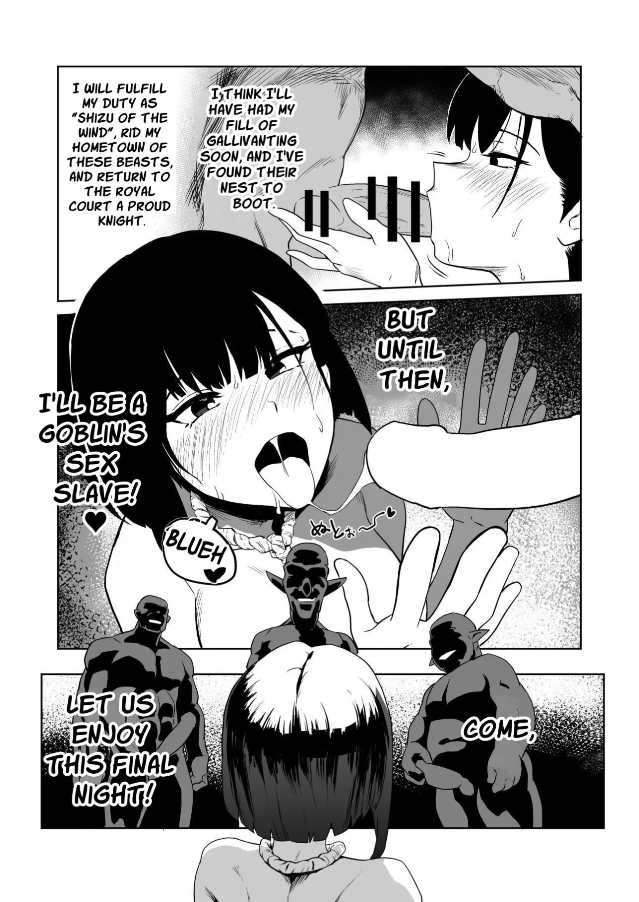 Zako-kan Nerai no Do-M Onna Kishi ga Hontou ni Goblin Dorei ni Sareru Hanashi 24