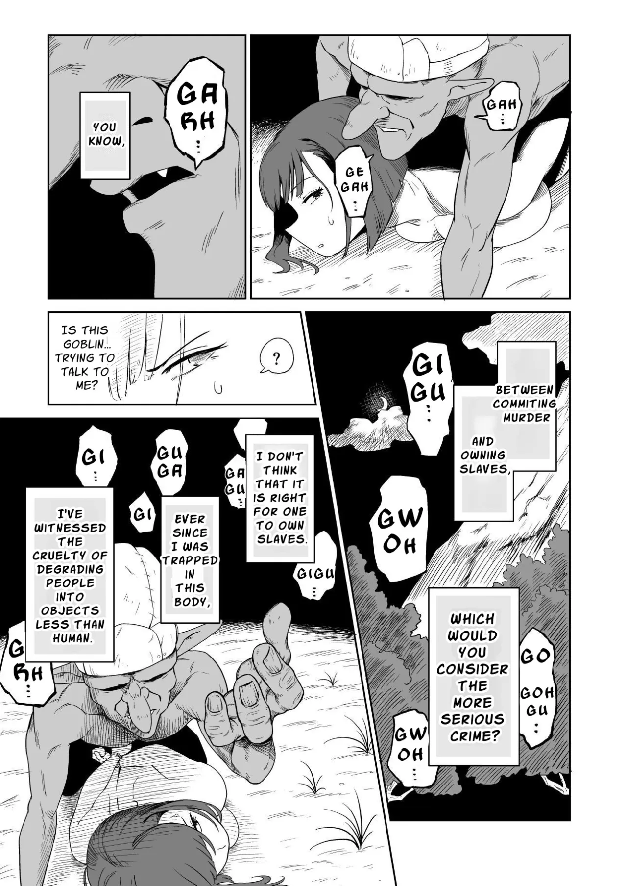 Zako-kan Nerai no Do-M Onna Kishi ga Hontou ni Goblin Dorei ni Sareru Hanashi 85