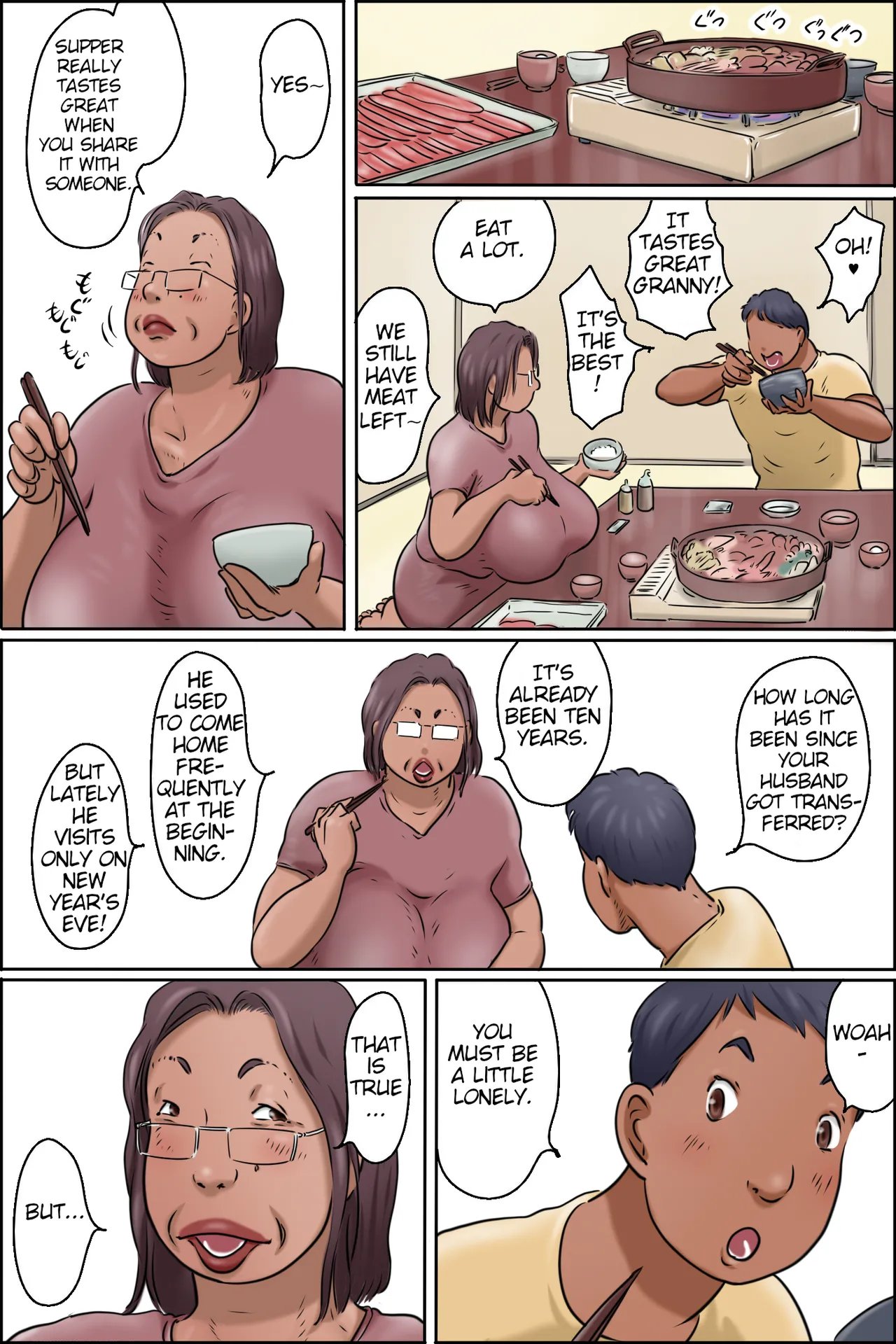 [Zenmai Kourogi] Gakushoku no Oba-chan Kakaku Hikaku-Granny From The School Cafeteria 13